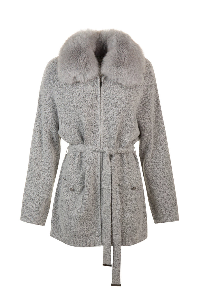 Long Cardigan Pretty Lightgrey