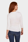 Soft Touch 3/4 Sleeve V-Neck - Majestic Filatures Official Site of North America