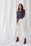 Soft Touch Long Sleeve Boatneck with Marrow-Edge Finish - BOATNECK L/S - Majestic Filatures North America