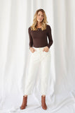 Soft Touch Long Sleeve Boatneck with Marrow-Edge Finish - BOATNECK L/S - Majestic Filatures North America