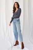 SOFT TOUCH L/S V-NECK - V NECK L/S - Majestic Filatures North America