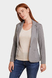 French Terry Brushed Fleece One-Button Blazer - BLAZER - Majestic Filatures North America