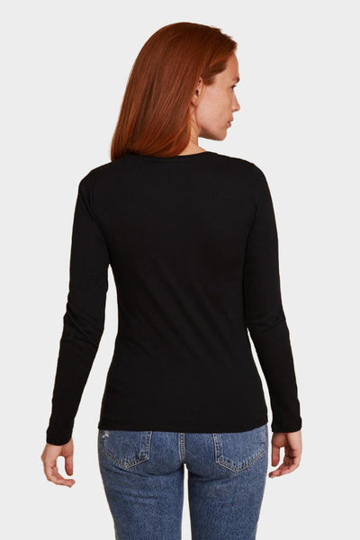 Cotton/Cashmere L/S Crewneck - Majestic Filatures Official Site of North America