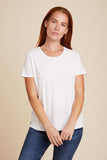 DELUXE COTTON BOXY S/S CREW - MAJESTIC FILATURES