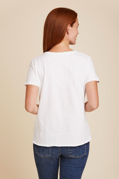 DELUXE COTTON BOXY S/S CREW - MAJESTIC FILATURES