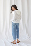Linen Stretch Long Sleeve Hoodie - HOODIE L/S - Majestic Filatures North America