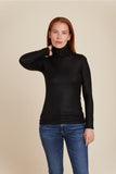 SOFT TOUCH METALLIC L/S TURTLENECK - MAJESTIC FILATURES