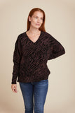 FRENCH TERRY NOVELTY SEMI RELAXED L/S V-NECK - MAJESTIC FILATURES