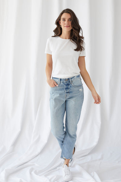 Cotton 'Silk Touch' Short Sleeve Crew Neck T-Shirt - CREW S/S - Majestic Filatures North America