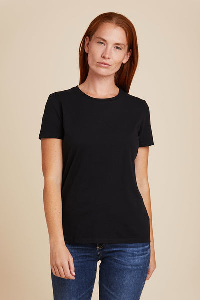 COTTON SILK TOUCH S/S CREWNECK - MAJESTIC FILATURES