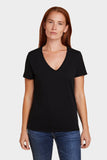 Cotton Silk Touch S/S V-Neck - Majestic Filatures Official Site of North America
