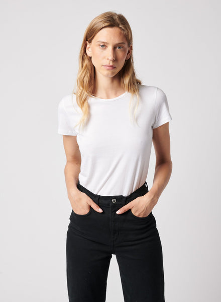 Deluxe Cotton Short Sleeve Crew Neck T-Shirt - CREW S/S - Majestic Filatures North America